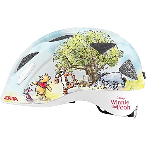 ALPINA Unisexe - Enfants, XIMO Disney Casque de vélo, Winnie Pooh Gloss, 45-49 cm