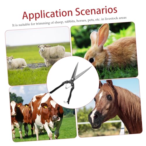 Gogogmee 1 Conjunto De Tesouras De Tosquia De Animais Ovelhas Topiária Tesoura De Metal Tesoura De C