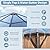 Aoxun 10' x 10' Gazebo Single Polycarbonate Roof, Outdoor Aluminum Frame Everlasting Pergolas with Netting and Curtains, for Backyards, Patios, Parties, Gardens and Lawns