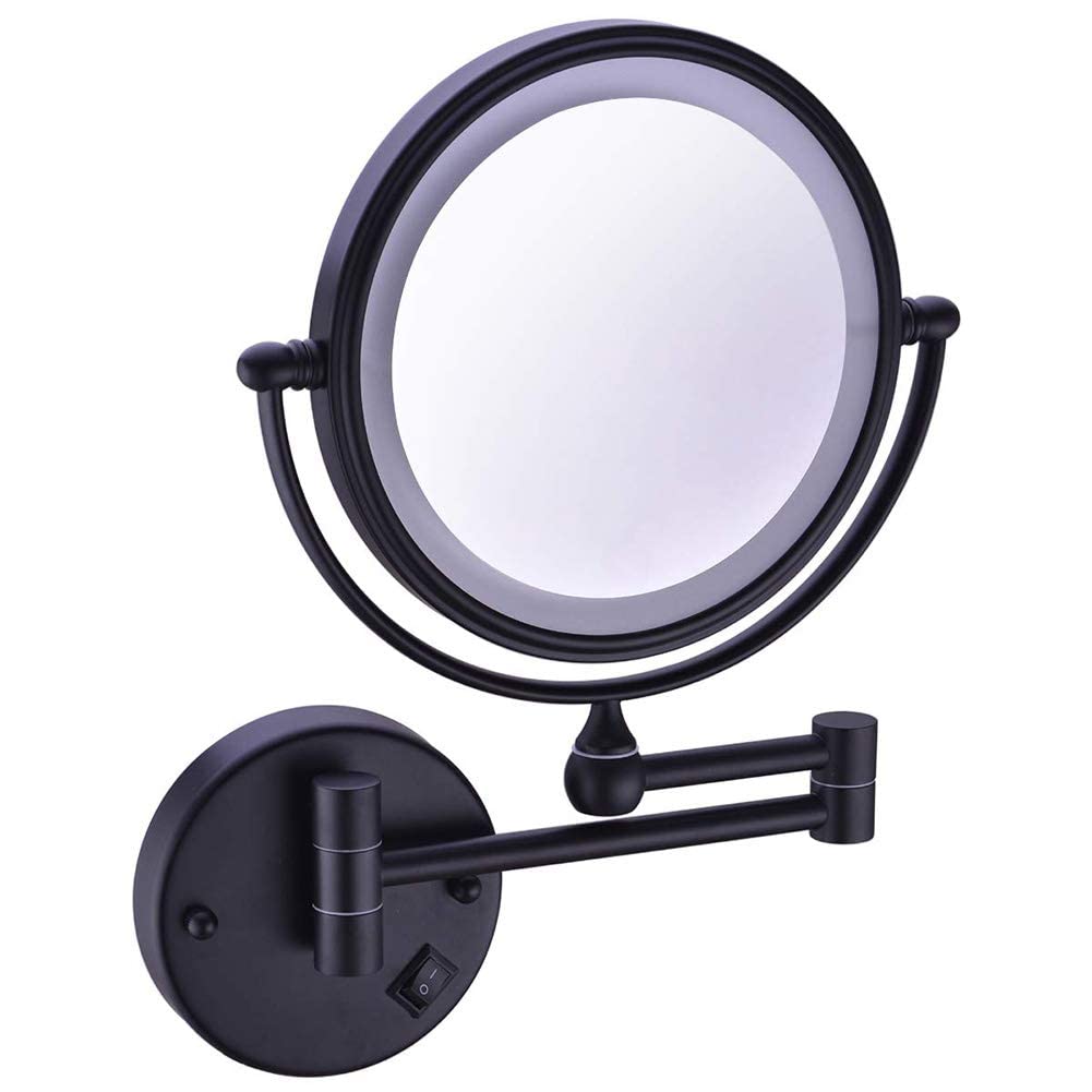 Miroir maquillage mural LED pour une routine beauté de précision à la maison