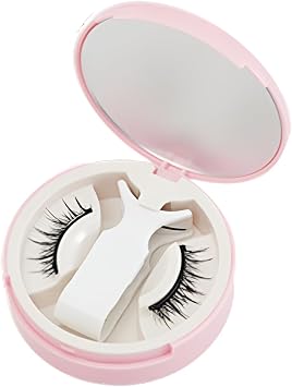 Magnetic False Eyelashes, No Glue, Magnetic Eyelashes, Made in Japan, Camellia Series, Popular, Natural, 1 Second Eyelash 1/5 Pieces, False Eyelashes, Thin Black Axis, Short Actress