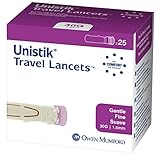Owen Mumford Unistik 3 Safety Lancets (30G), 25 Count