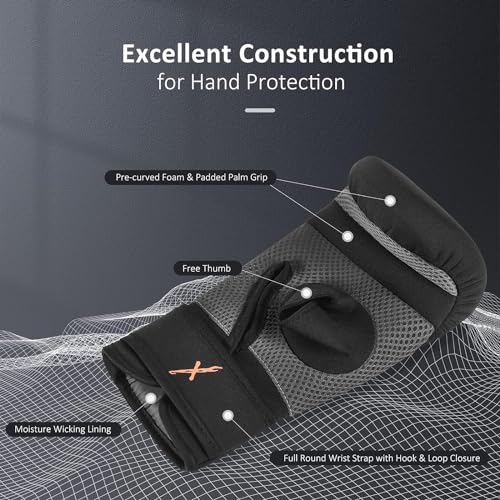 Maxxmma UNKNOWN Neoprene Washable Heavy Bag Gloves thumb #1