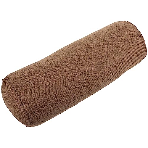 Sosoport Yoga Pillow Lumbar Soft Bolster Yoga for Beginners Round Cotton Comfortable