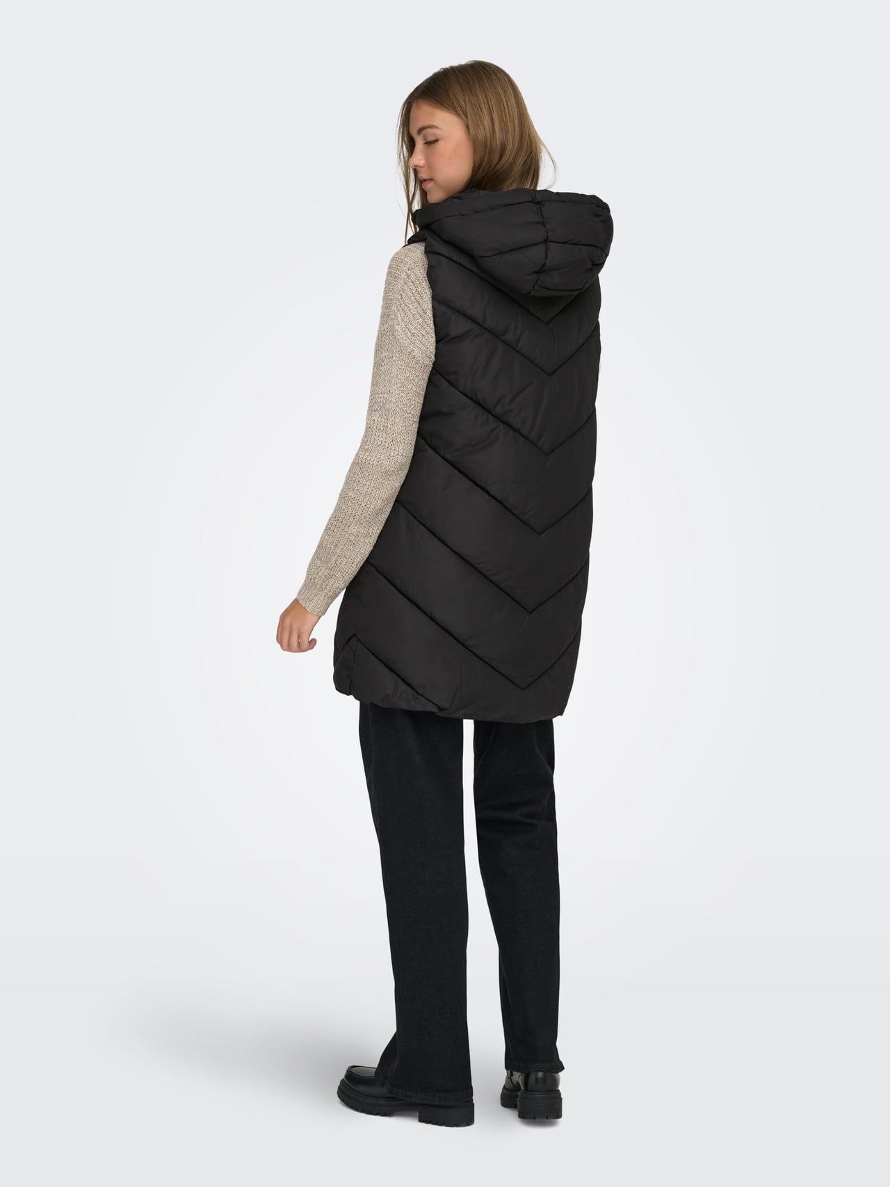 ONLY Women's Jdyskylar Otw Noos Padded Hood Waistcoat