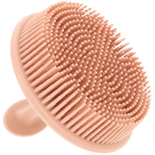 PRETYZOOM Cepillo Corporal de Silicona Suave y Flexible para Baño Cepillo de Masaje Exfoliante de Mano Color Piel Adecuado para Limpieza Corporal y Ducha Diaria