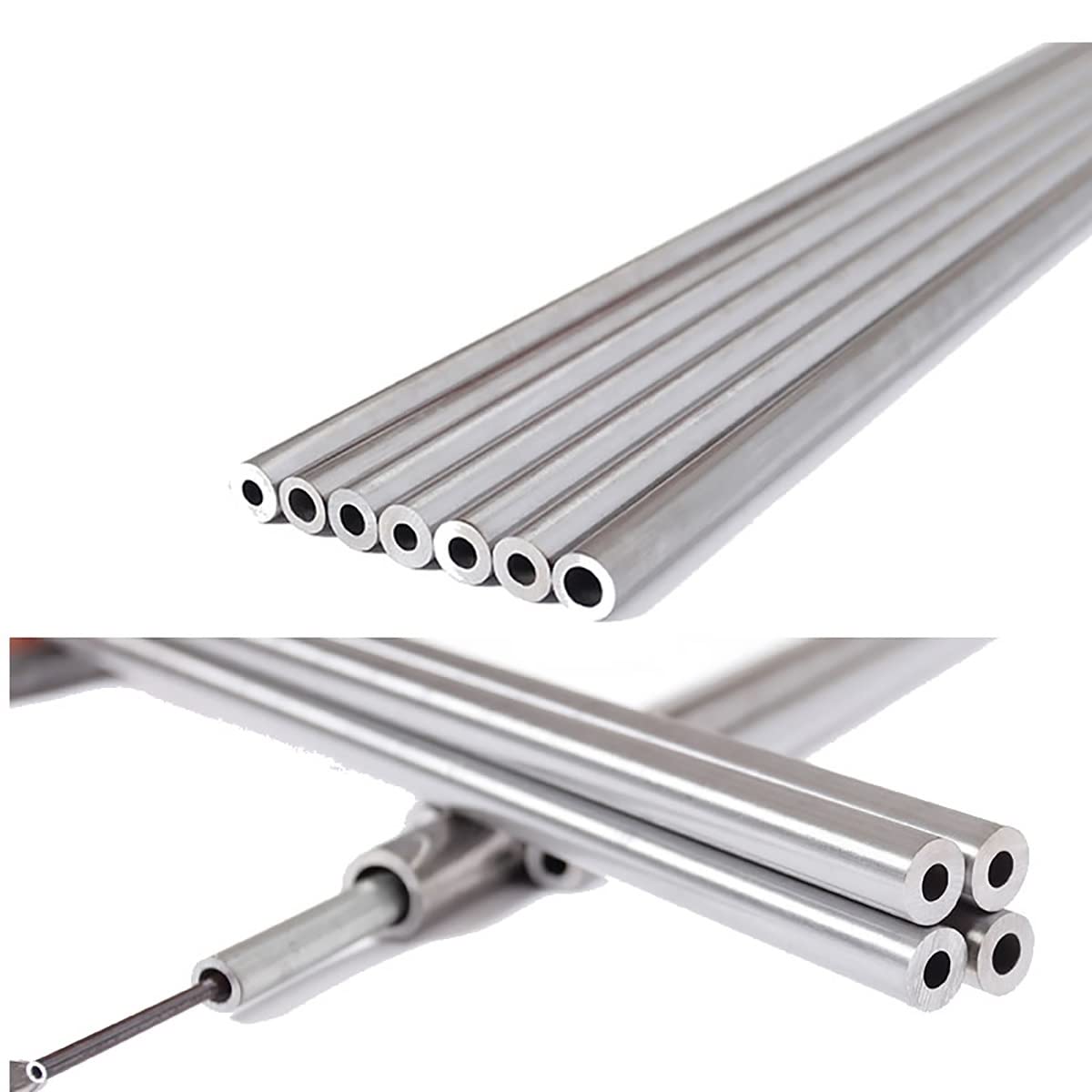 Tube En Acier Inoxydable 304 Droit Sans Soudure 10mm X 6mm - Longueur 500mm - Haute Dureté Et Précision