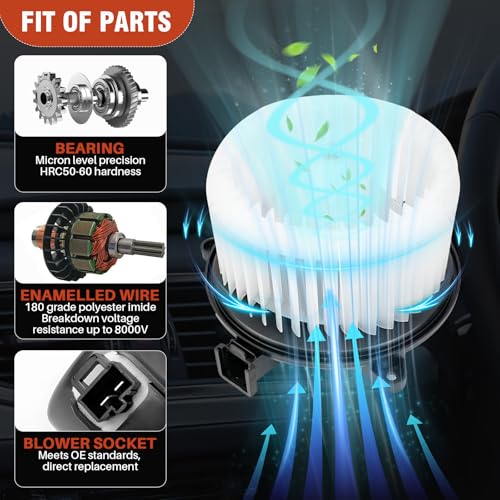 Image of AC Blower Motors 700269 Compatible with Chevrolet Malibu 2013-2015, for Chevy Cruze 2011-2016, for Buick Lacrosse 2010-2016, Regal 2011-2017, Buick Allure 2010, Replace#