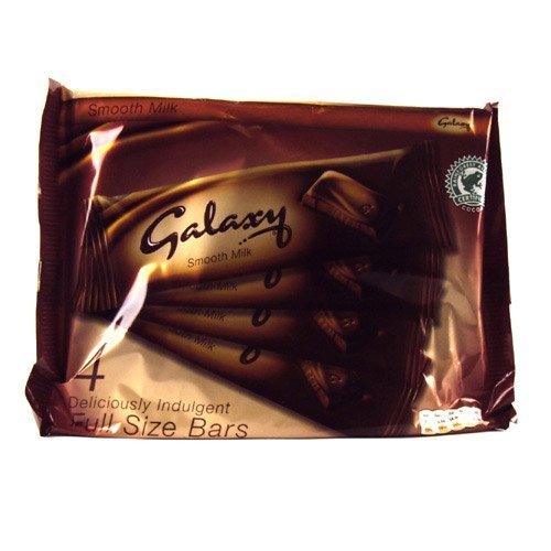 Galaxy Chocolate Bar 4 Pack 184g