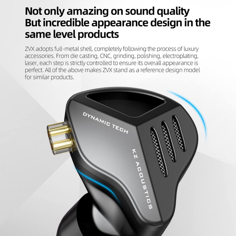 EARMAX 有線イヤホン IEM Amazon.co.jp: KZ ZVX 有線イヤホン ダイナミックドライバー