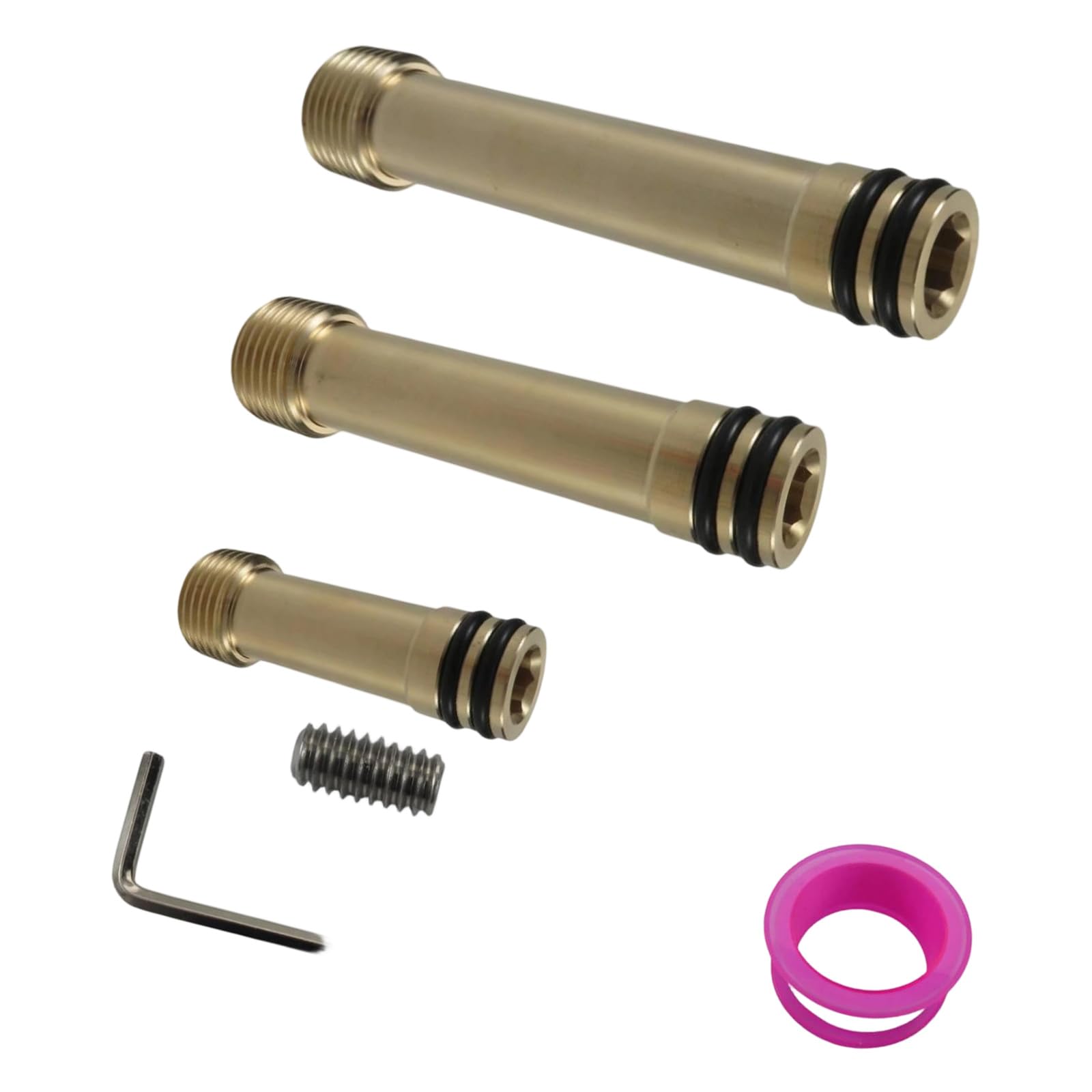 Jiingekk Set Strong Shower Head Adapter Erosion Resistant Metal Component General Arm Brackets Suitable For Showers Systems Elbow Link