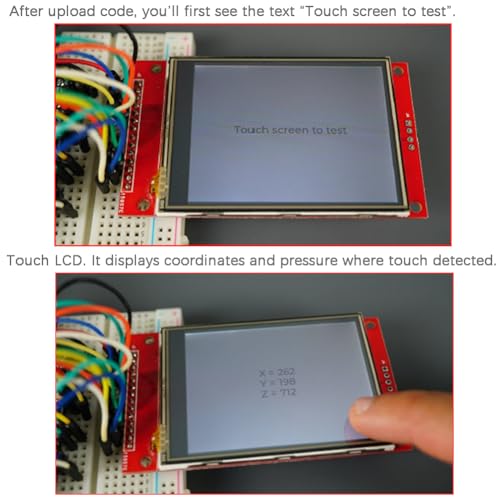 Image of 2.8 inch SPI TFT LCD Display ILI - 9341 Resisive Touch Screen Module 320x240 5V w /Card Slot for Arduino 2560 ESP32 Development Board