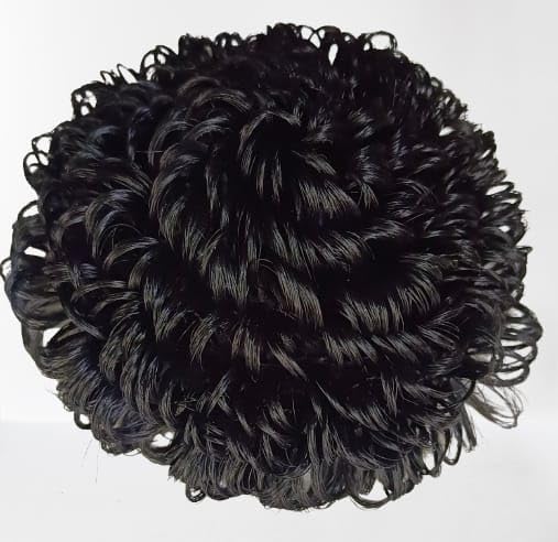 Hair Bun Extension for Women with Elastic Scrunchie | Synthetic Curly Hairpiece for Instant Volume | Soft Natural-Looking Updo Accessory | Reusable Bun Maker for Daily & Party Styling (Curly 1)-image-33