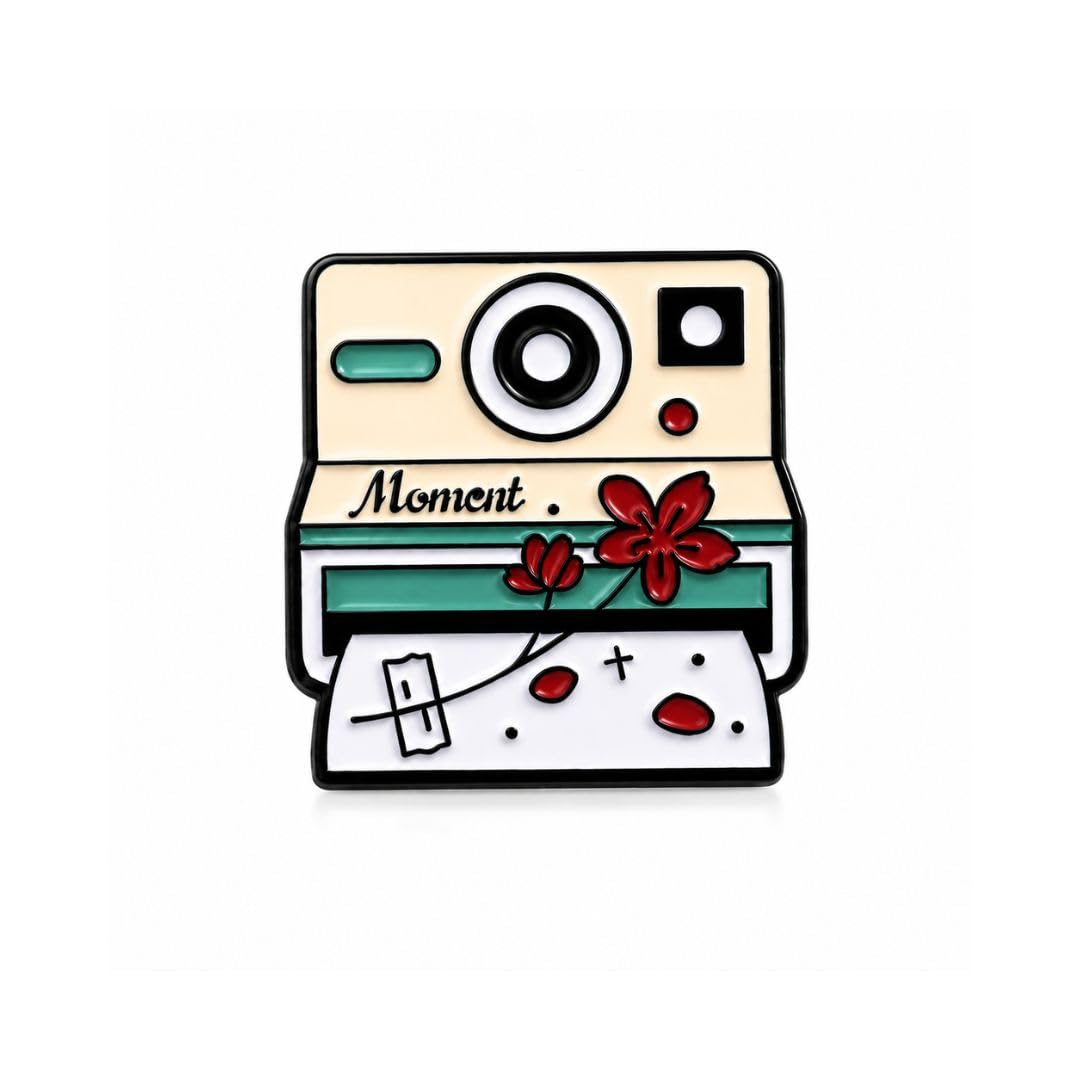 | Enamel Pin Vintage Instant Camera Pin Cute Photography Brooch Badge for Jackets Backpacks Tote Bags Hats Denim Gifts for Camera Lovers Collectors | Gift Ideas-image-46