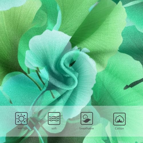 Joisal Ginkgo Leaves Green Teal Toddler Underwear Floral 2t Cotton Cute Panties Girl Aesthetic Underpants Briefs3