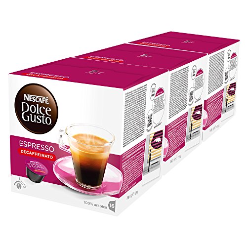 Nestle - Cafe Descafeinado Dolce Gusto 12045472, 16 Capsulas.