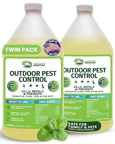 Mosquito Magician Ready to Use Liquid Solution – Kills Mosquitoes, Fleas &...