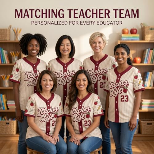 Personalized Teacher Shirts, Funny Teaching Shirt Gift for Educators, Back to School Outfit for Women miniatura 5