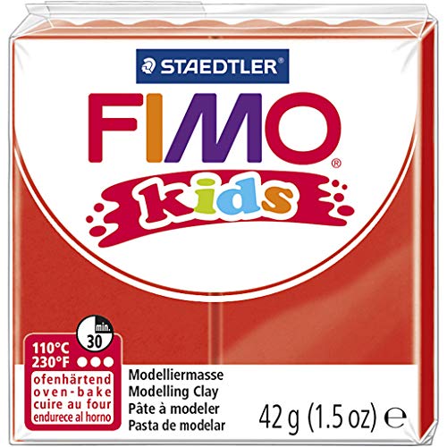 Preisvergleich Produktbild FIMO kids Modelliermasse, ofenhärtend, rot, 42 g 80302