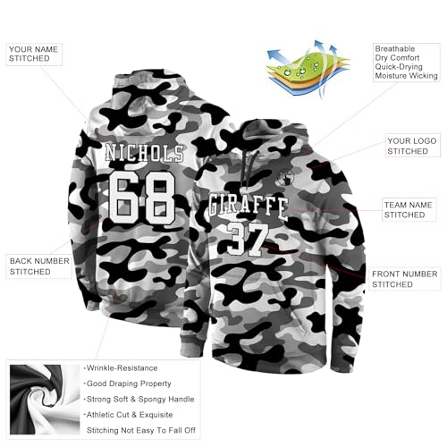 Custom Baseball Hoodies Men Youth Women Design Your Name Number Pullover Sweatshirt Personalized Sports Team Jersey3