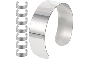 Milisten 8-Pack Bracelet Blanks for Jewelry Making