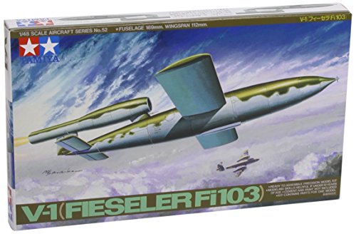 TAMIYA 300061052 300061052-1:48 WWII Deutsche V-1 Fiseler Fi103,originalgetreue Nachbildung, Plastik Bausatz, Basteln…