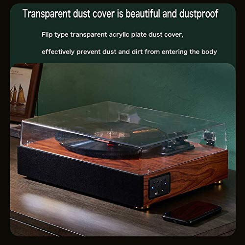 Turntable Vinyl Record Player, 3 Belt Drive Speed pour Son supérieure, de Haute qualité Cartouche céramique, Haut-Parleur stéréo, Entrée auxiliaire, RCA Out et Dust Cover - Les Beatles, Paul McCartney, John Lennon, RIngo Starr, George Harrison Turntable Vinyl Record Player, 3 Belt Drive Speed pour Son supérieure, de Haute qualité Cartouche céramique, Haut-Parleur stéréo, Entrée auxiliaire, RCA Out et Dust Cover – Image 8