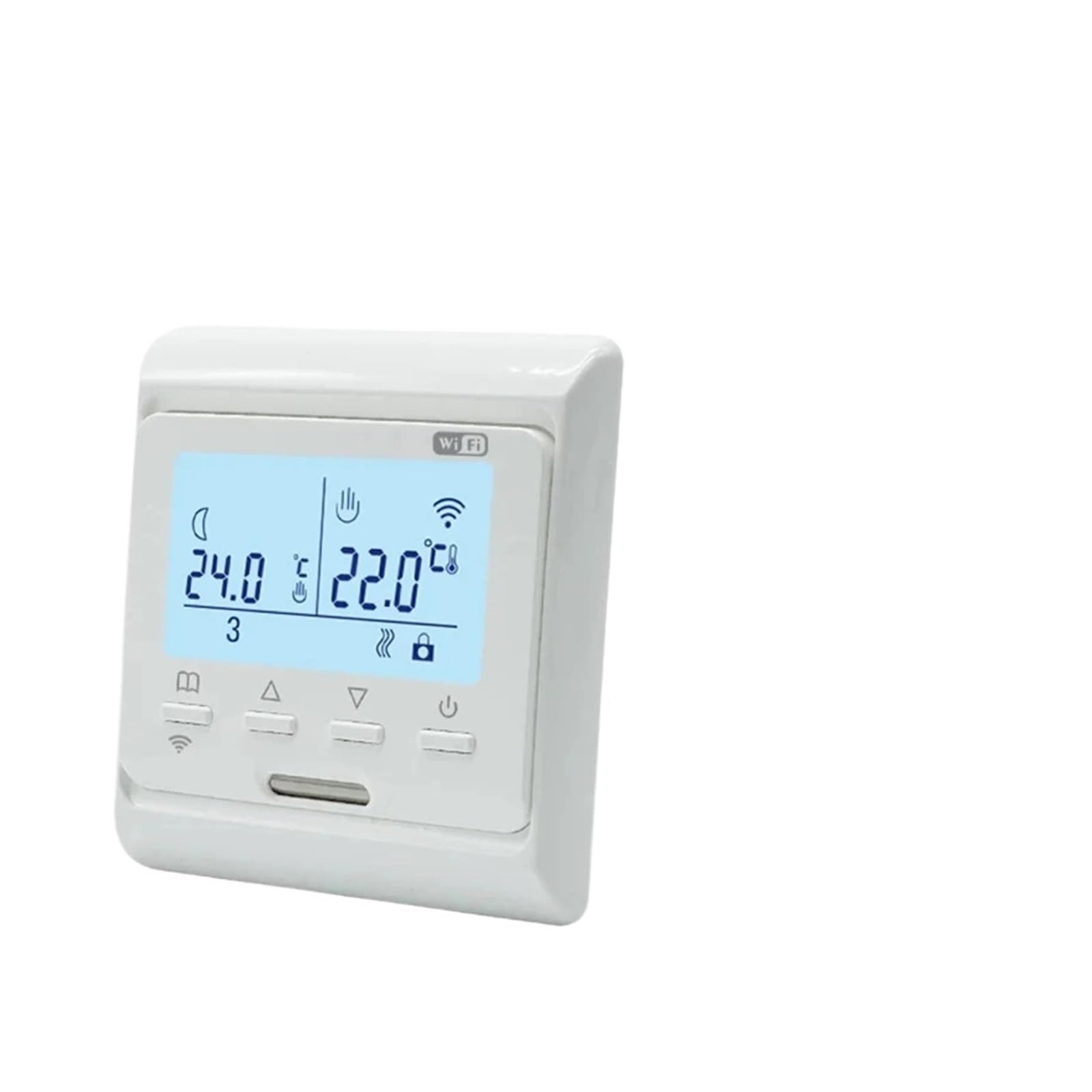 Programmable WiFi Floor Heating Thermostat 220V 16A Electric Underfloor Heat Temperature Controller APP Remote(Electric-WiFi)