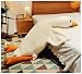 GOLYFEA Suave peluche blanco ganso, juguete gigante para dormir, abrazar, cojín de cuello largo, ganso, animales de agua, juguete para niños, regalo de cumpleaños, blanco, 190 cm