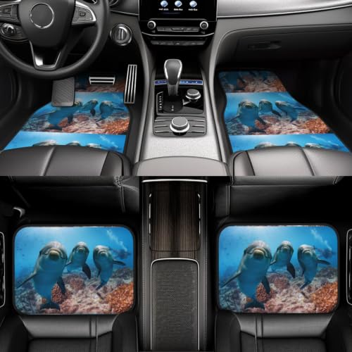 Alfombrillas de coche delfín antideslizantes para proteger el suelo nuevo 6