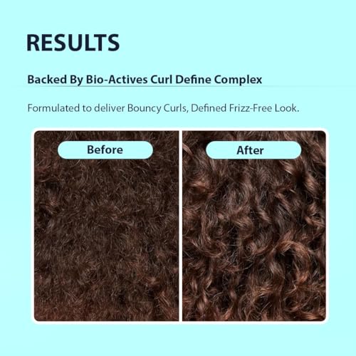 Image of Dermistry Bio Actives Curl Defining Complex Curl Defining Shampoo & Retention Mask with Hyaluronic Acid Keratin Protein Arginine for Hydrates Moisturizes Suits Dry Frizzy All Hair Types Men Women 400 ml