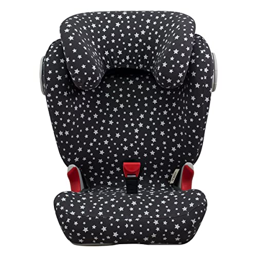 JYOKO KIDS Funda Compatible con Romer Kidfix II XP SICT kidfix2 S, Kidfix Z   Line (CON OJAL, WINTER SKY)