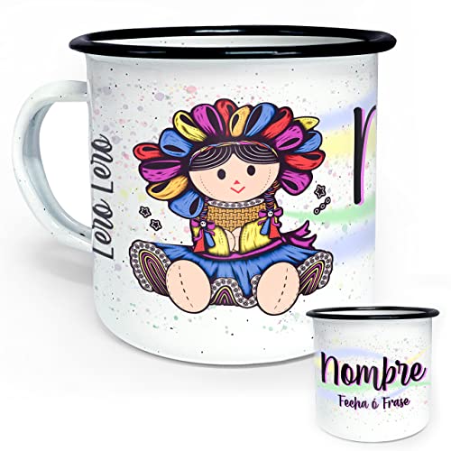 Opiniones y reviews de Tazas personalizadas navideñas - 5 favoritos. 38 Lero Lero México - Pocillo/Taza de Peltre Personalizada - Muñeca Lele Mexicana - Tazas Personalizadas con Nombre - Taza Sublimada - Taza con Inicial - 10 oz 300 ml - Perfecta...
