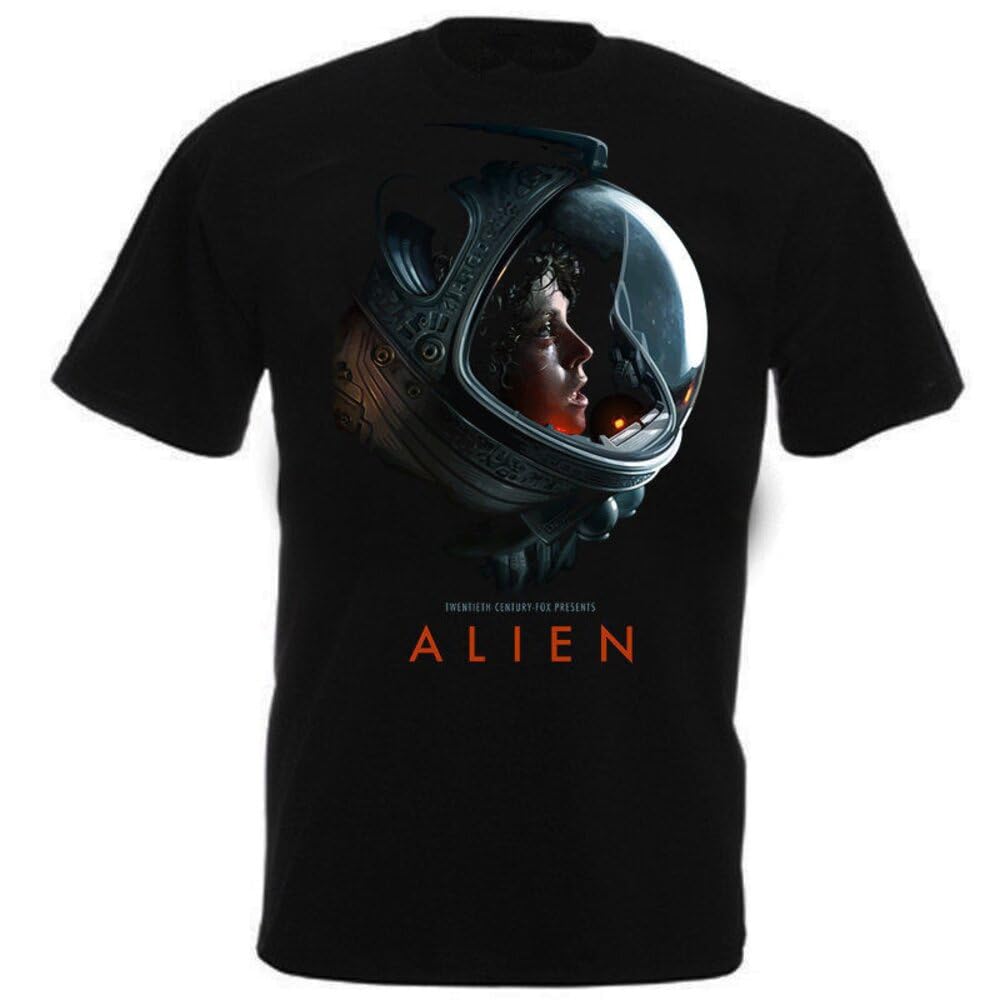 Alien Movie Poster T Shirt Black 3XL