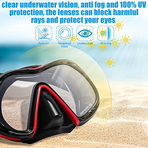 Tauchmaske DAWINSIE Erwachsene, Beach Schwimmbrille