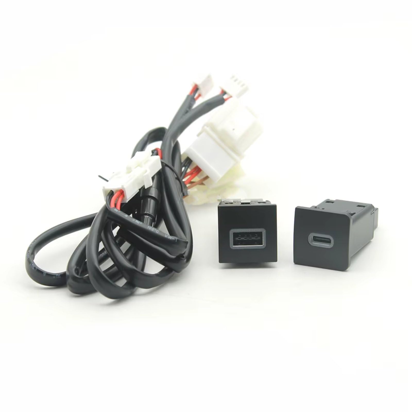 Faro Modulo Driver Presa USB Presa Ausiliaria Compatibile Con Per Golf 5 6 Auto Rapida Per Caricabatterie Doppio QC3.0 PD Presa Telefonica Adattatore Di Interfaccia Veloce