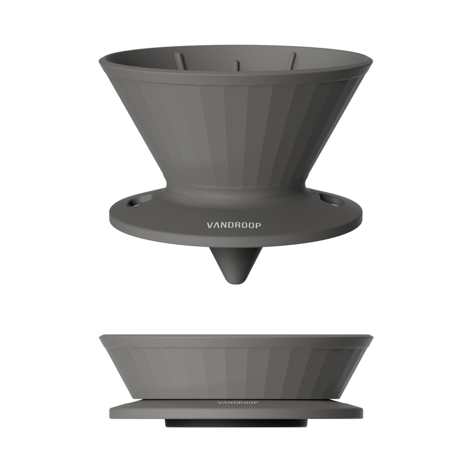 Filtro Caffè, Versare Sopra il Filtri Caffè in Silicone Riutilizzabile e Pieghevole per Campeggio, Viaggi, Zaino in Spalla, Casa, Ufficio