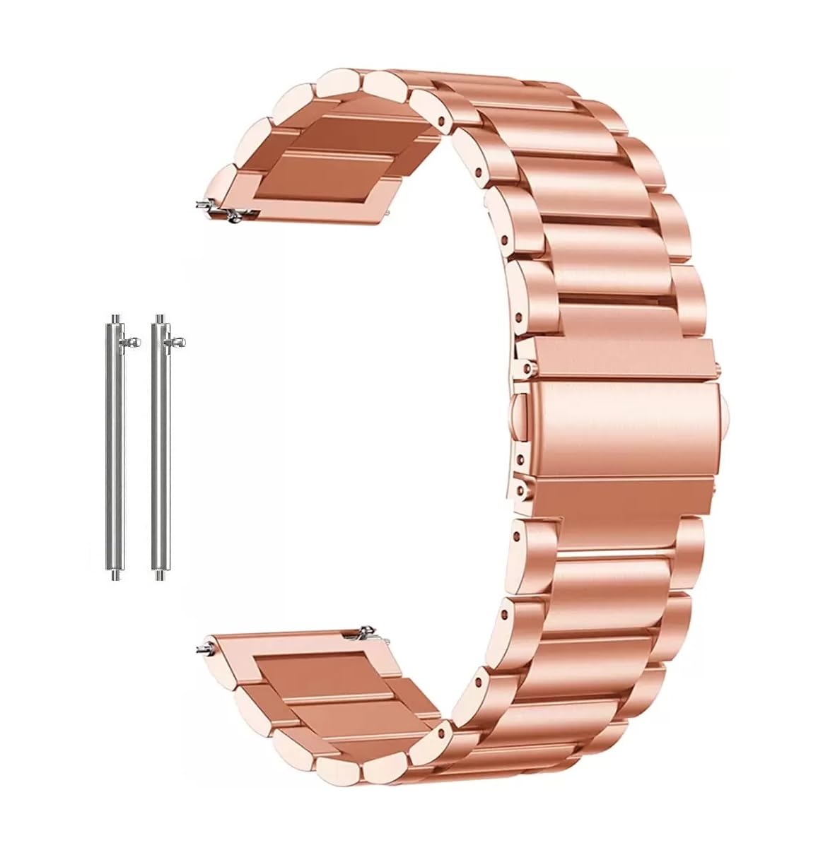 KHR® 20MM Heavy Metal Chain Strap with Secure Lock Compatible with Noise Evolve 2 | Icon Buzz | X-Fit 1 Smart Watch Strap With 20mm Lugs (Rose Gold) (B0CJLXXRCT) Amazon Price History, Amazon Price Tracker