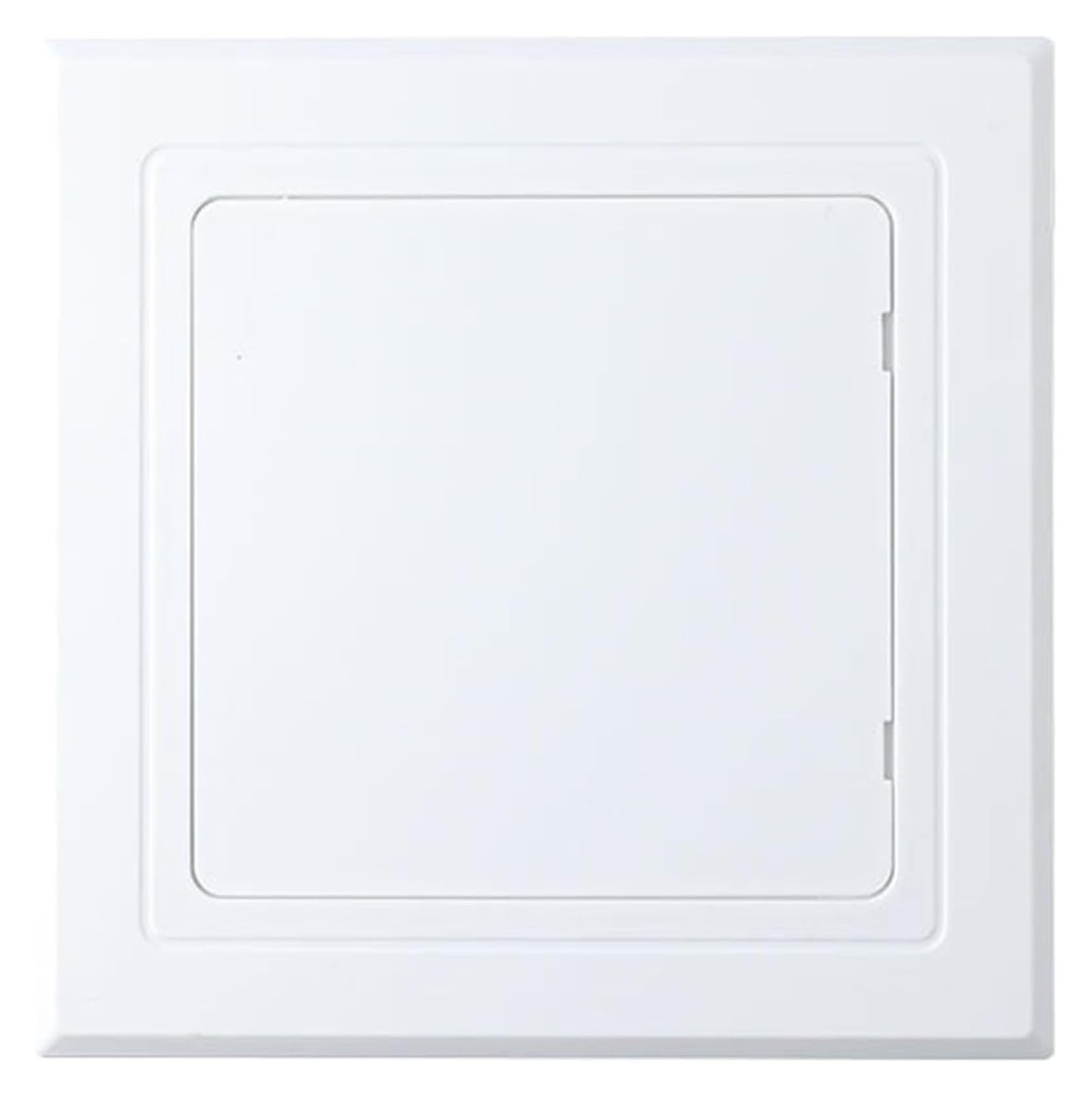 WEKONUMEX Inspection Hatch Revision Door, Plastic Access Panel White Grey Multiple Sizes For Drywall Wall Ceiling(Wit,100x100mm)