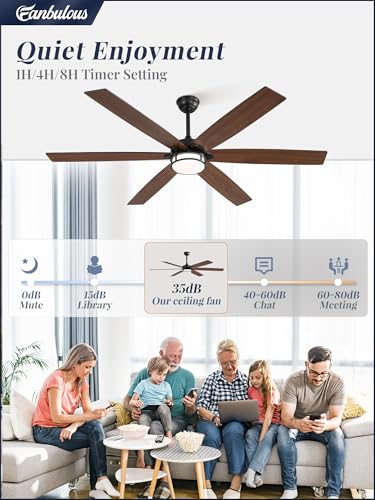 65-Inch-Ceiling-Fans-with-Lights-Farmhouse-Large-Ceiling-Fans-with-Remote-BlackBrown-Modern-Ceiling-Fan-with-LED-Light-Quiet-DC-Motor-for-Living-Room-Bedroom-Kitchen-Indoor