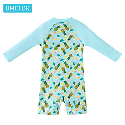 Image of UMELOK Baby Girl Swimsuit Infant UPF 50+ Bathing Suit Size Months