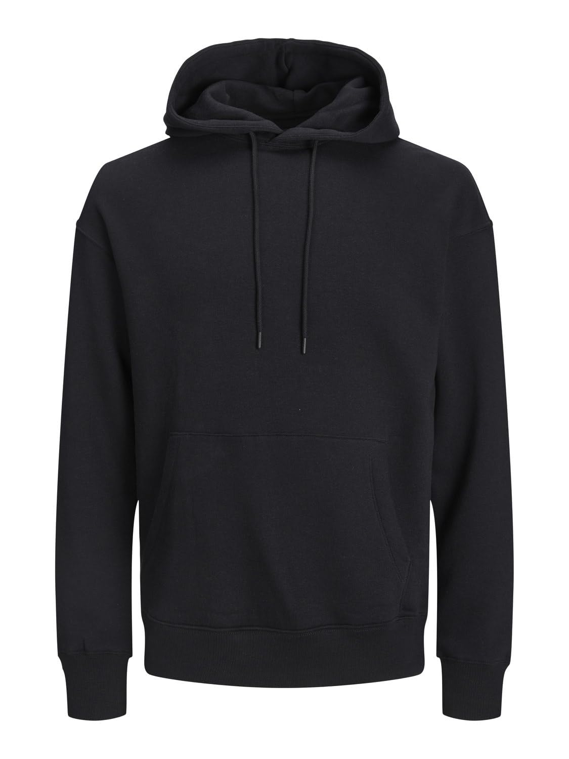 JACK&JONES PLUS Men's Jjebradley Sweat Hood Noos Pls Sweatshirt, Black, 4XL