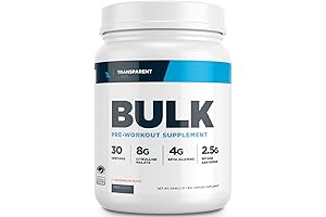 Transparent Labs Bulk Pre Workout Powder for Muscle Growth