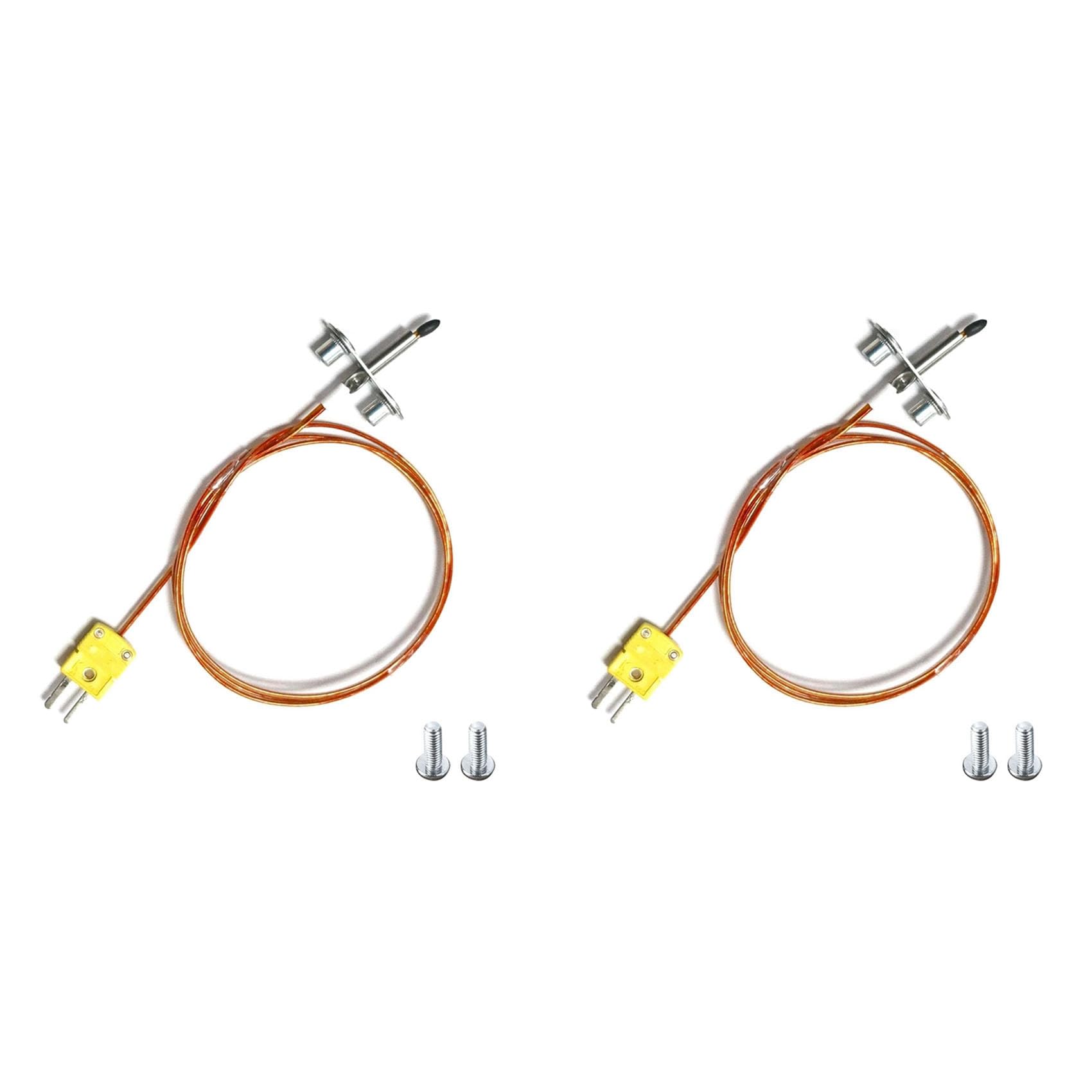Jnchdghwa As Shown 2X Thermocouple Probe Kit Replacement Parts Kit0422 For D2 Pro 575/780 Series & Ironwood 650/885 Wood Grill