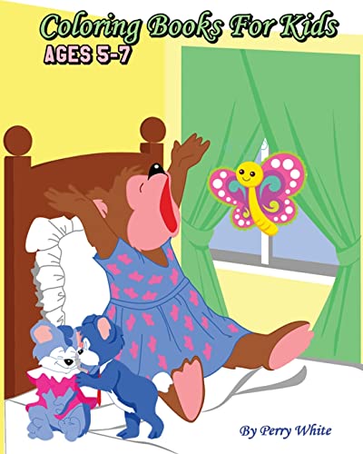 Coloring Books For Kids Ages 5-7: Giant Coloring Books for Kids, Fun Animals to Color for Early Childhood Learning!