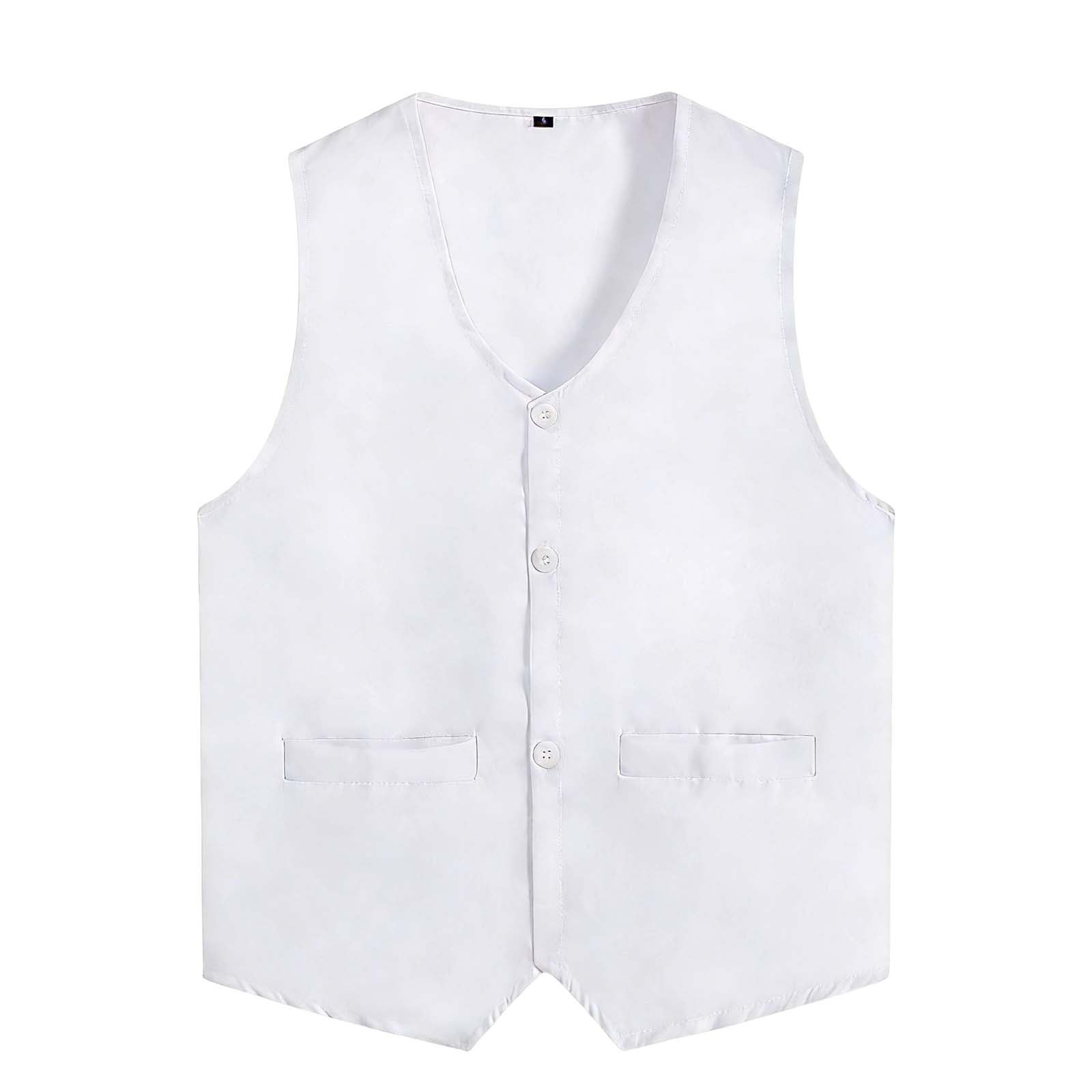 Generico Elegante Gilet Senza Maniche Per Ragazzi, Ideale Per Matrimoni, Feste, Con Schienale Regolabile Circonferenza Del Petto