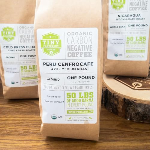 Tiny Footprint Coffee Peru, Medium Roast, Usda Organic Ground Coffee thumb #7