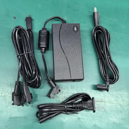 Universal Dual Motor Power Supply Transformer with AC Power Cord, L Shape DC Extension Cable and Y Splitter Cord,29V 2A Recliner Power Supply Kit-4-Piece for Recliner, Lift Chairs and Sofa