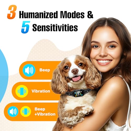 image for Yetogib 2 Pack Bark Collar for Small Dogs 5-15lbs, Medium, Puppy, Mini