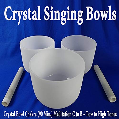 Crystal singing bowls